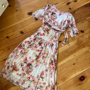 Joyfolie womens crop top and high waisted skirt